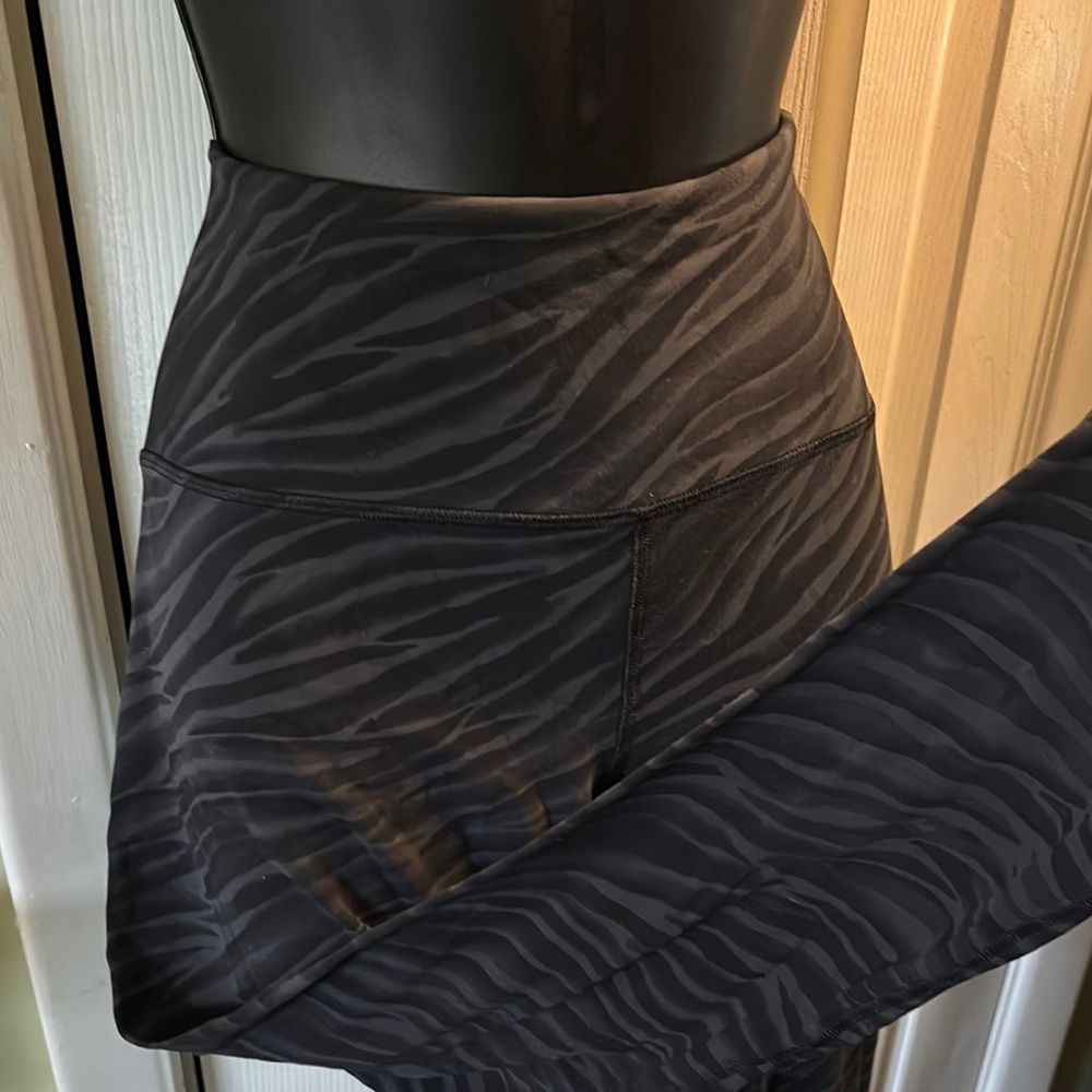 Lululemon Zebra print Black Zebra Print Leggings